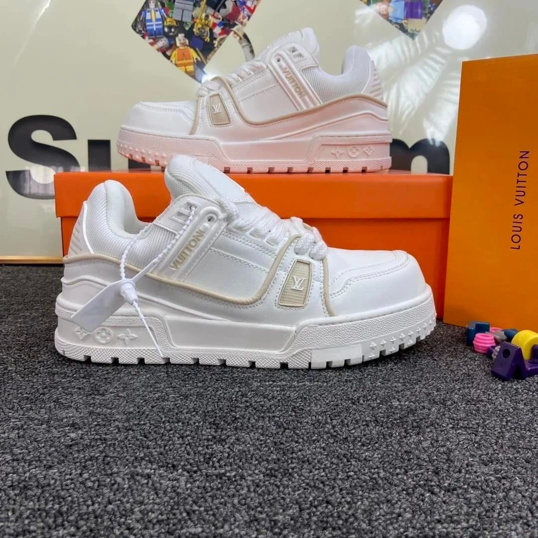 Louis Vuitton LV Trainer Monogram White