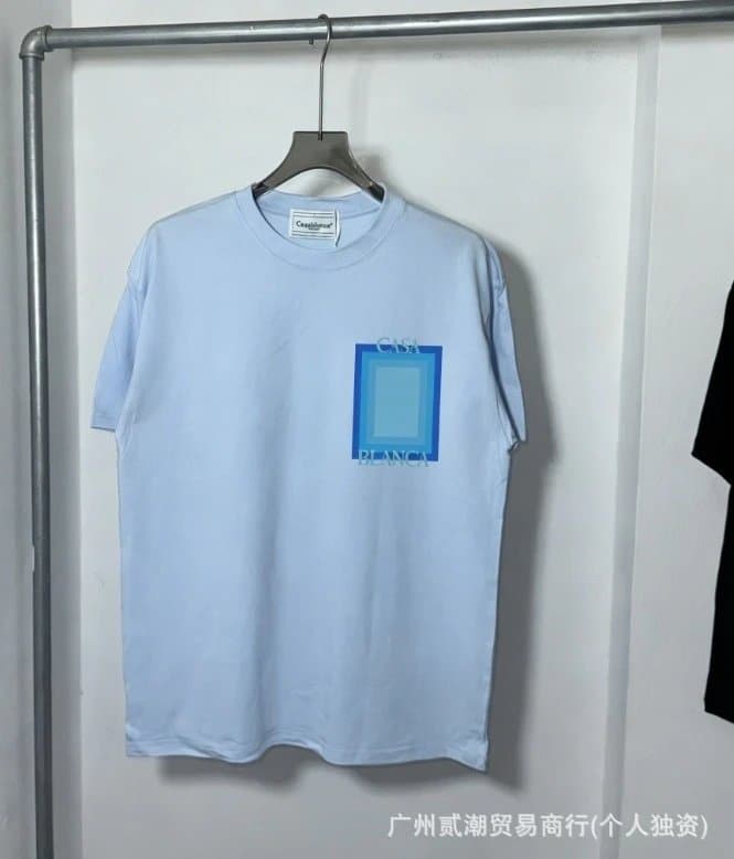 Casablanca Graphic Tee Owl Print — C-134蓝色