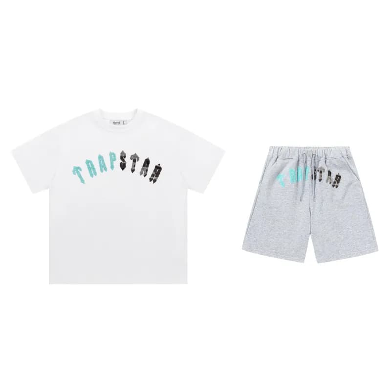 Travis Scott Eagle Print Set Sky Blue Eagle — P725白灰套装