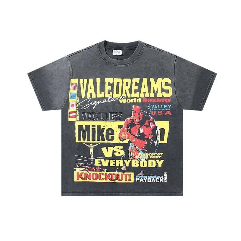 Valentino Graphic Tee Valley Dreams Print — v083黑