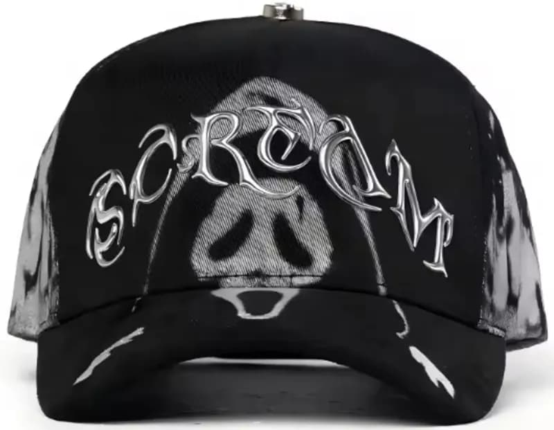 Broken Planet Snapback Cap Quilted Cross Embellished — CS03