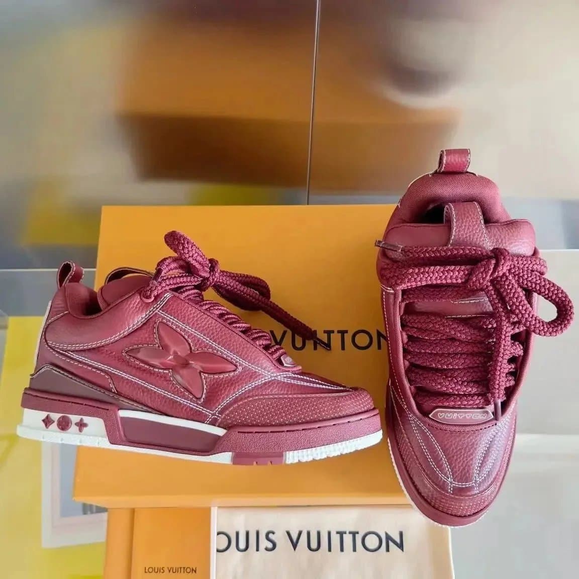 Louis Vuitton LV Trainer Denim Monogram — 29