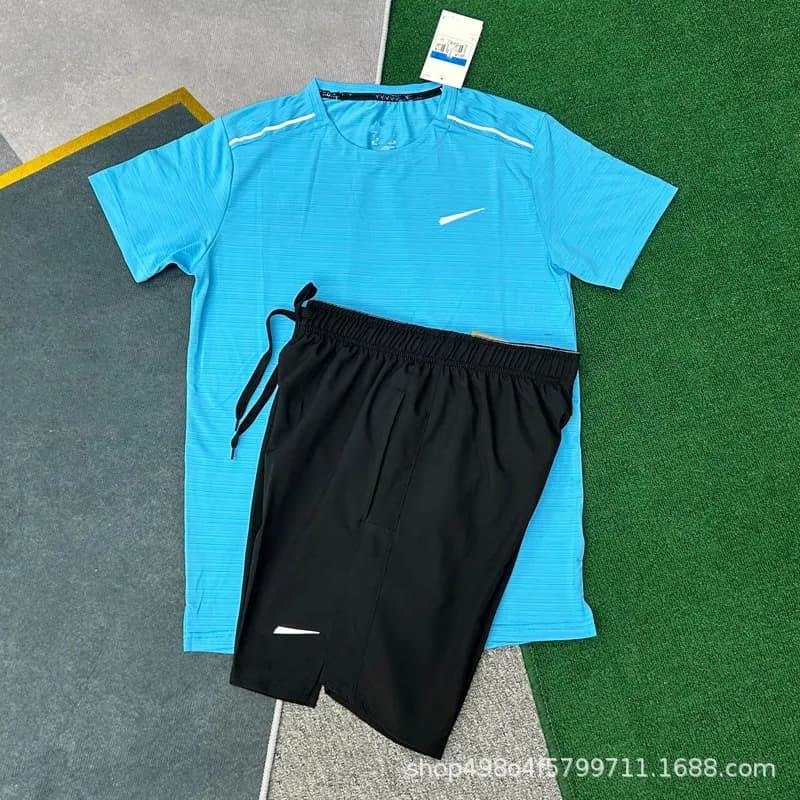 Nike Training Set Vibrant Pink & Fuchsia — Crystal strip blue + d218 black