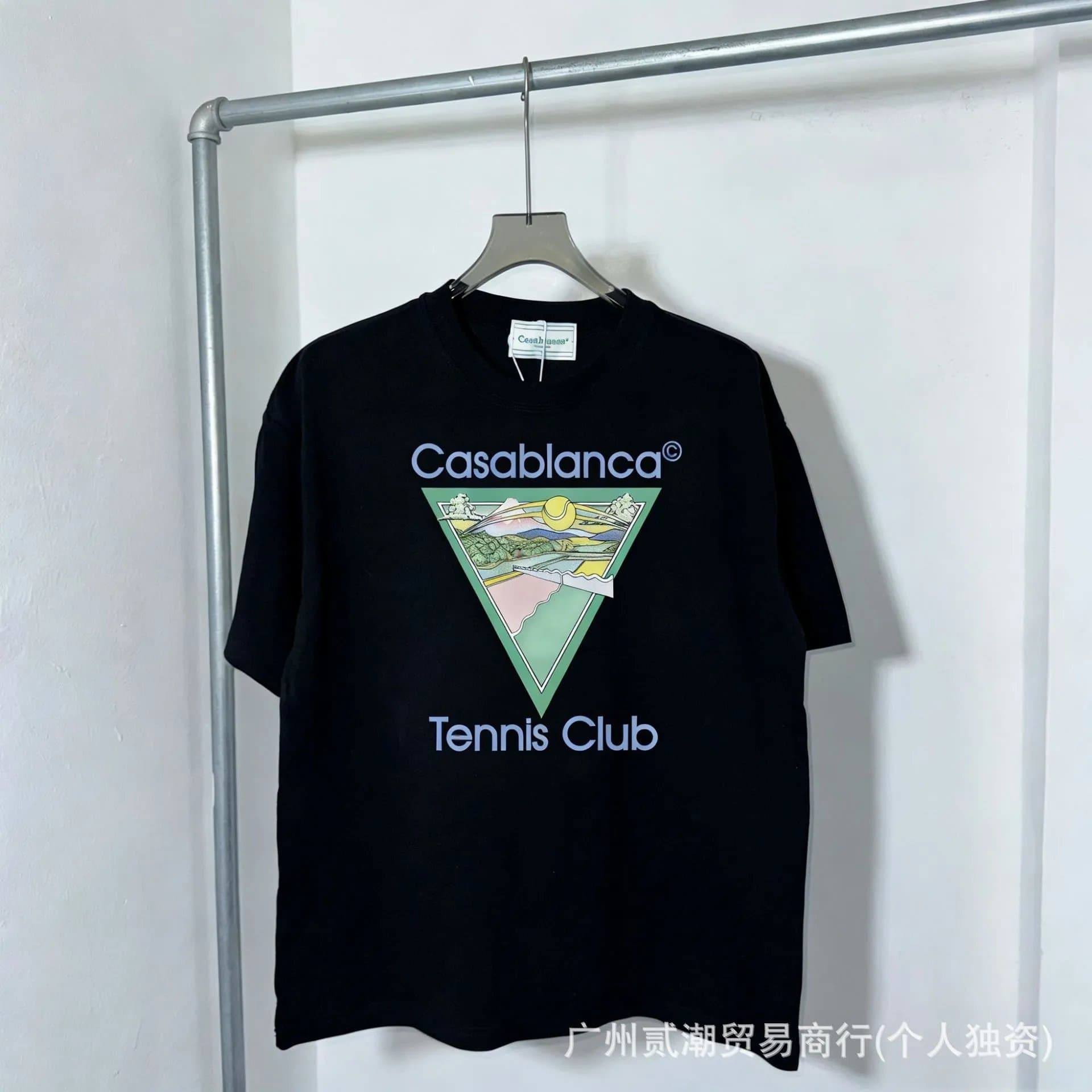 Casablanca Graphic Tee Owl Print — C-130黑色
