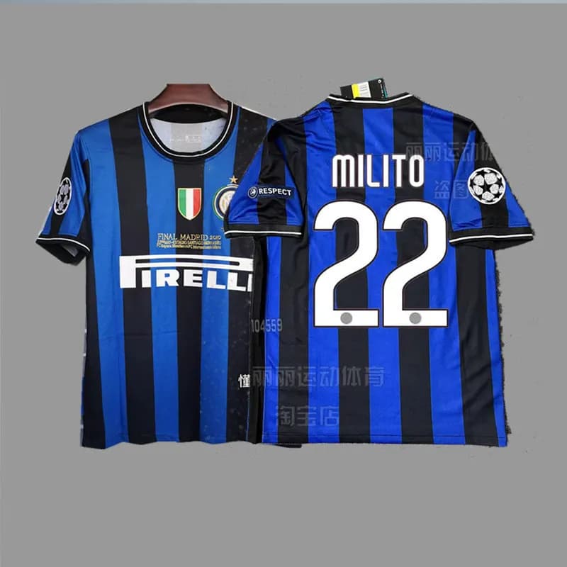 Nike Inter Milan 2010 Champions League Final Jersey Milito 22