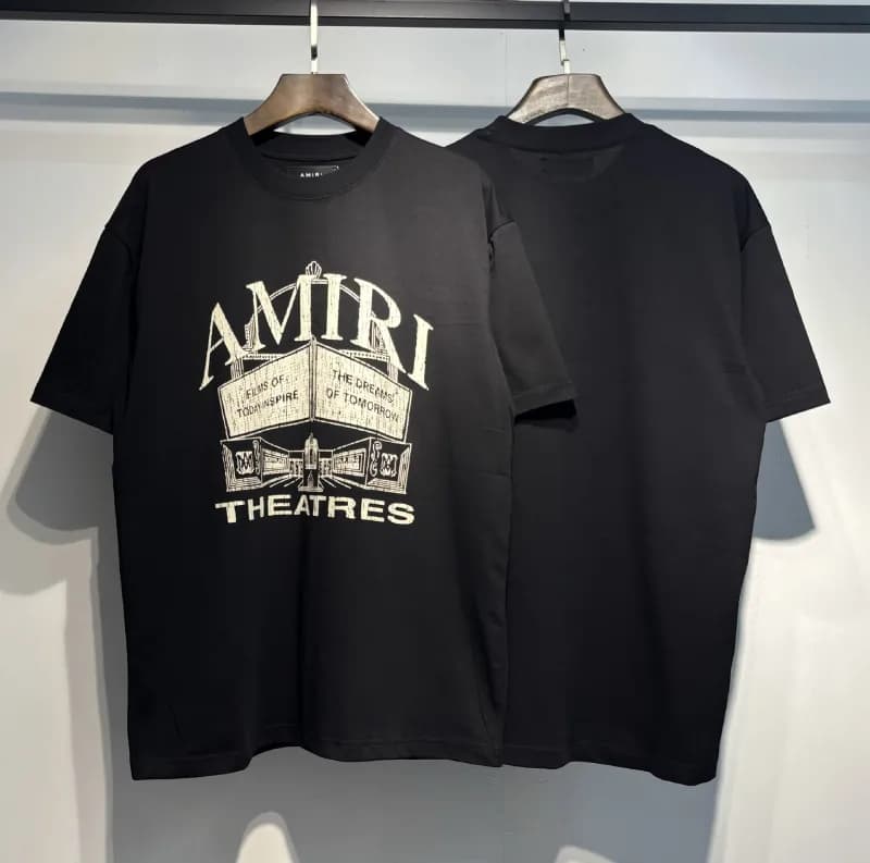 Amiri Theatres Graphic Tee Vintage Print