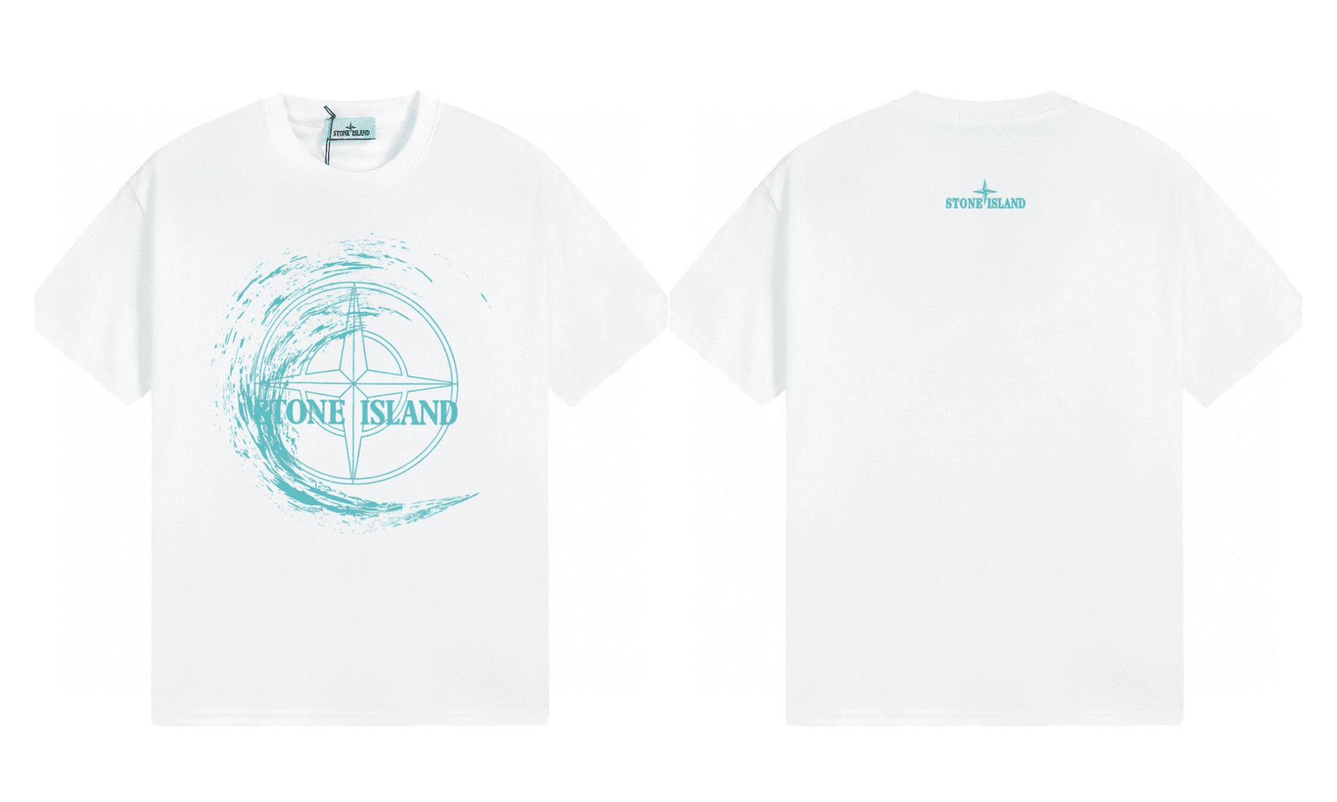Stone Island Graphic T-Shirt Printed Logo — 1