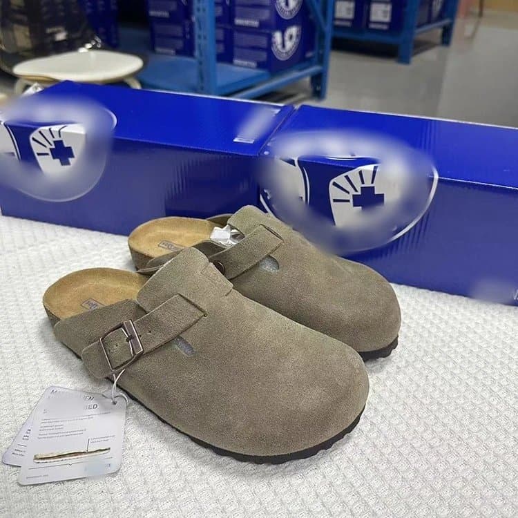 Birkenstock Arizona Suede — 羚羊棕