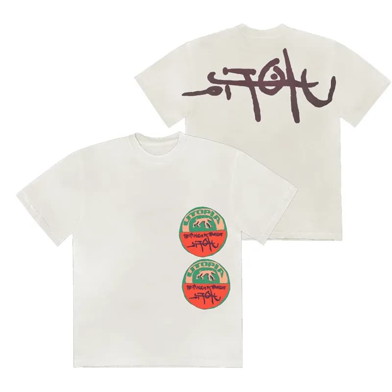 Stüssy × Gallery Dept. Graphic Tee Utopia Print