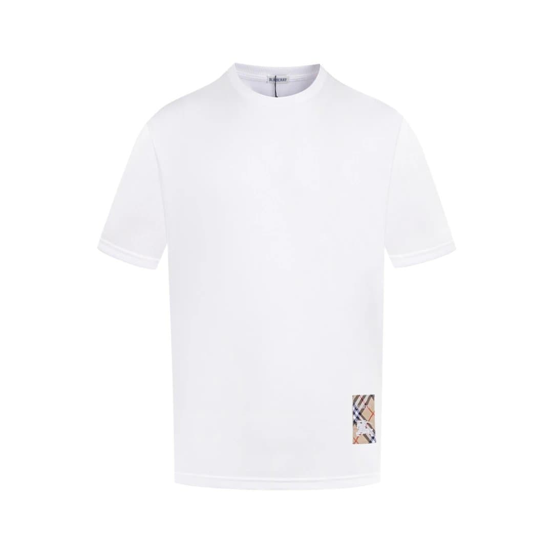 Burberry Logo Patch T-Shirt Check Patch