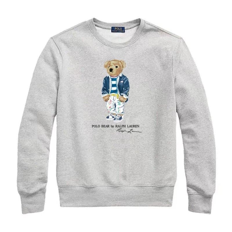 Polo Ralph Lauren Polo Bear Crewneck Sweatshirt Heather Grey