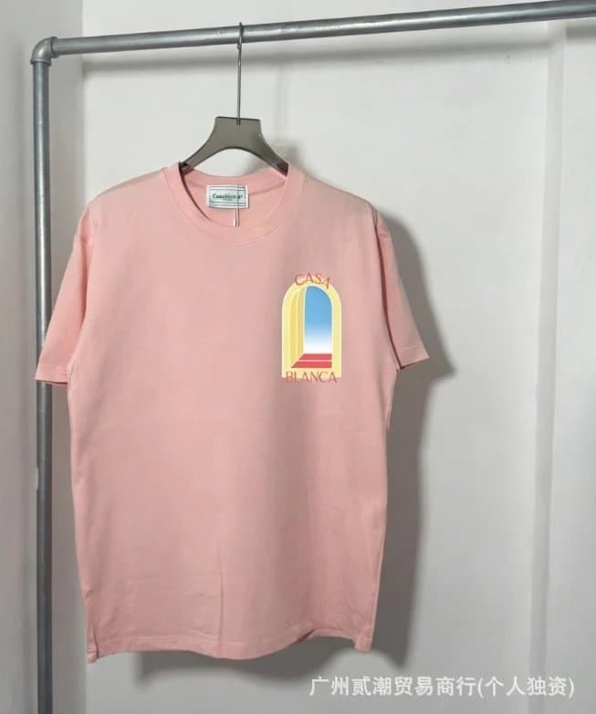 Casablanca Graphic Tee Owl Print — C-133粉色