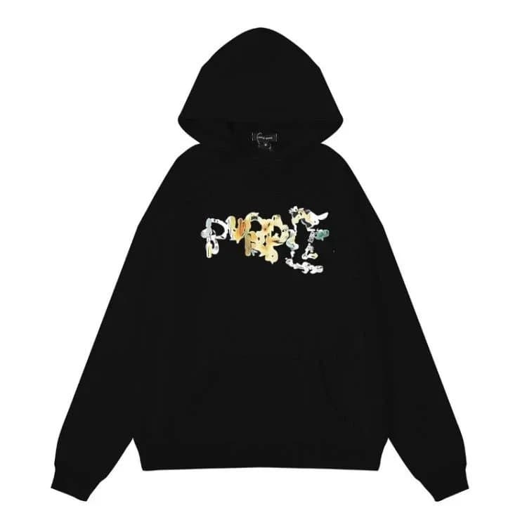 Gallery Dept. Zip-Up Hoodie Rainbow Drip Logo — YL036