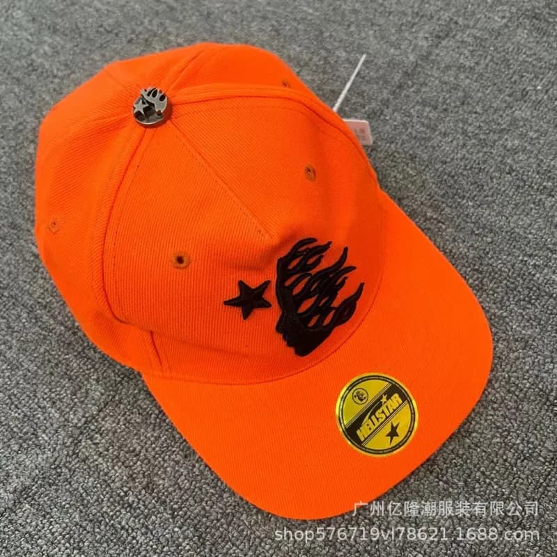 Hellstar Snapback Cap Flame Star