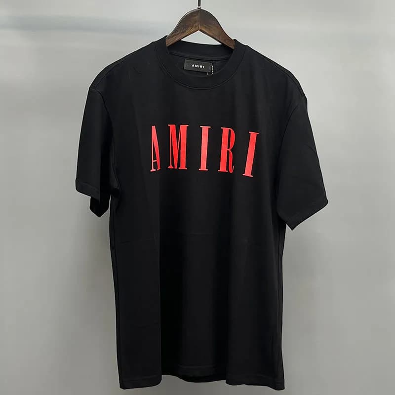 Amiri Logo T-Shirt Bold Red Logo