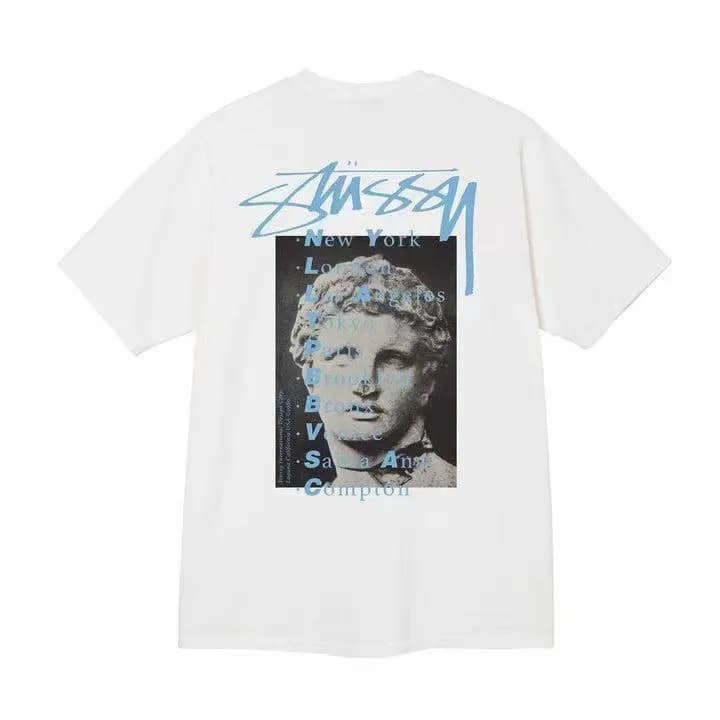 Stüssy T-Shirt Surf Logo — White【david】