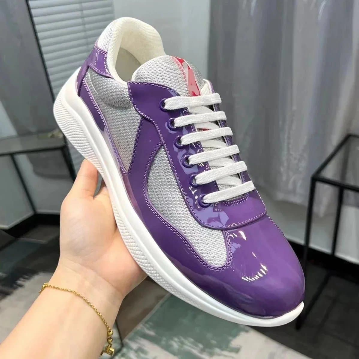 Prada Linea Rossa Trainer Glossy Green — 06