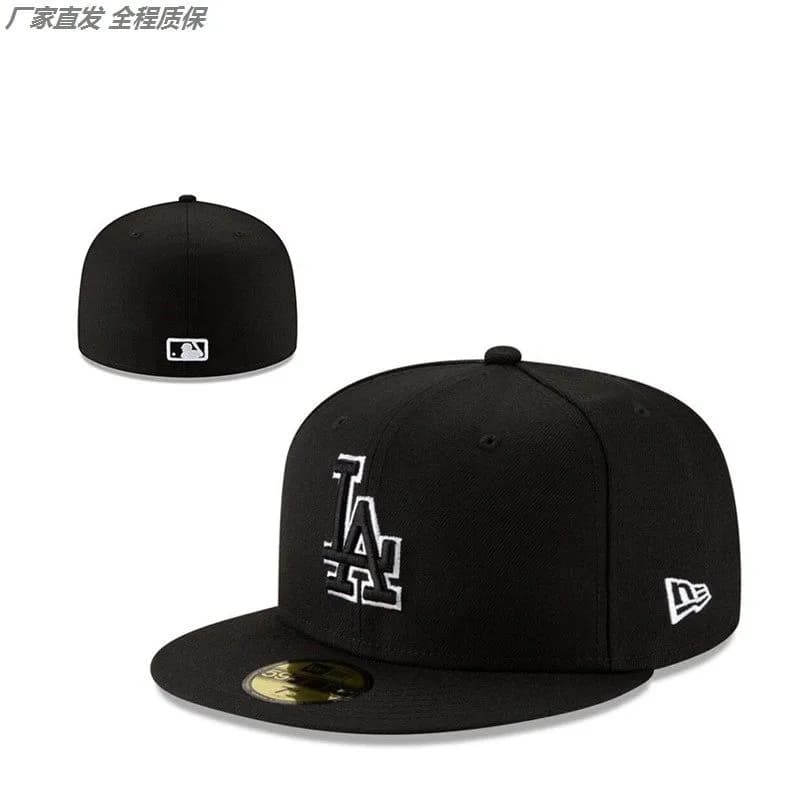 New Era × MLB 59FIFTY Cap LA Dodgers Blackout — 19_7 5-8{下单即发}