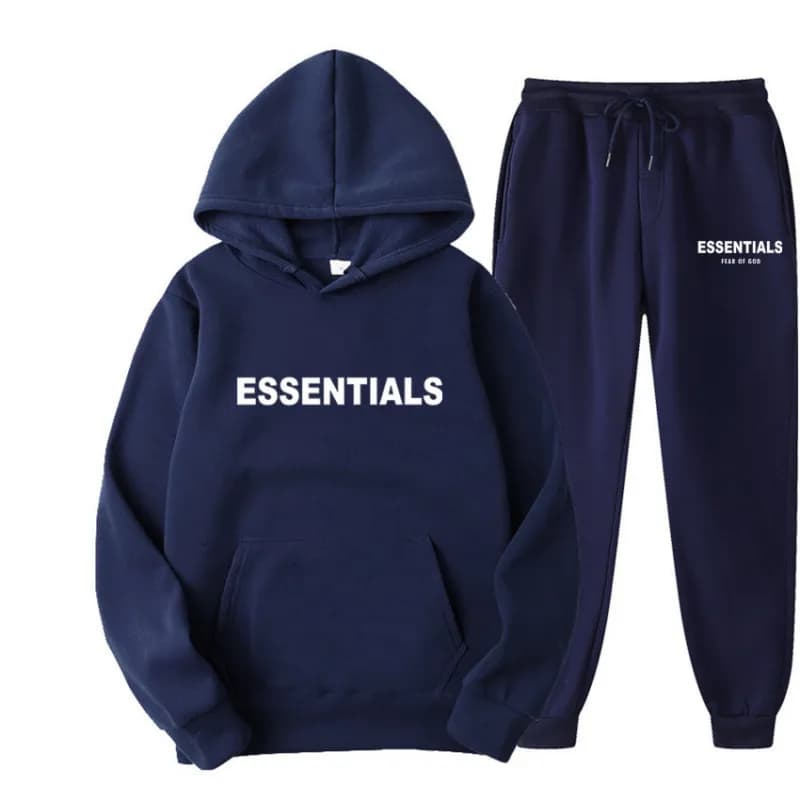 Fear of God Essentials Hoodie and Joggers Set Essentials Logo