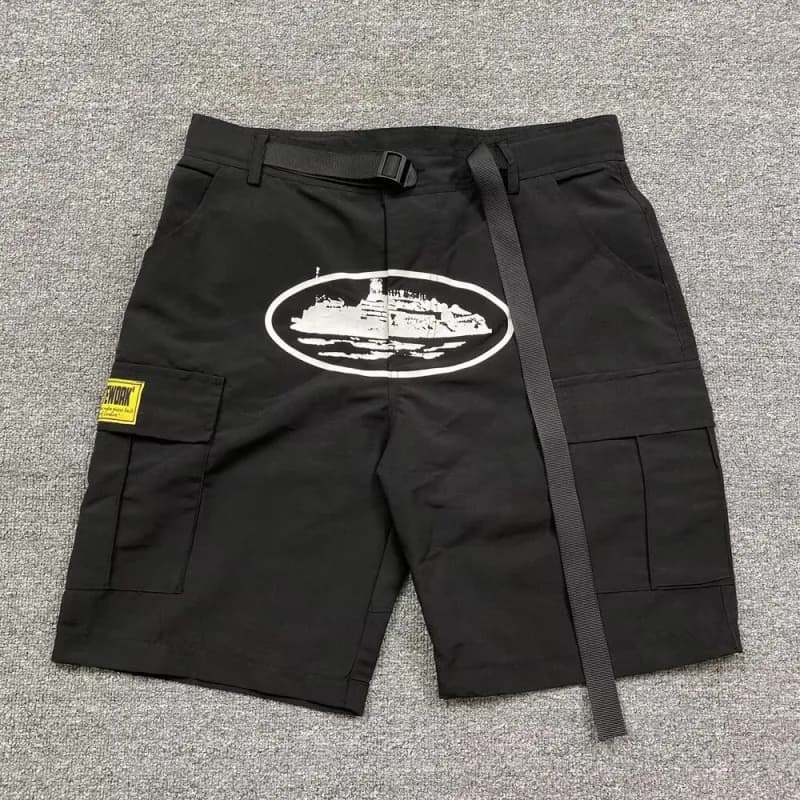 Hellstar Cargo Shorts Ship Logo