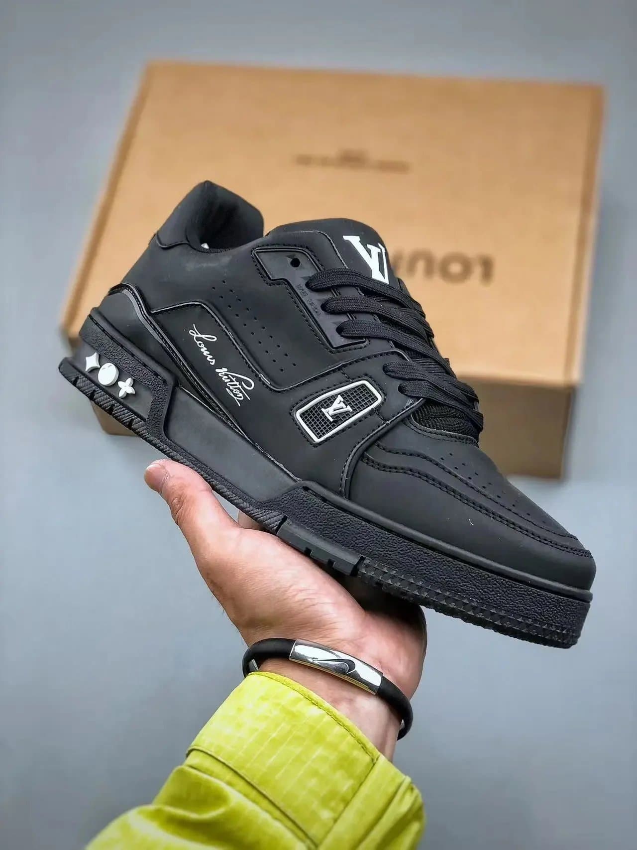 Louis Vuitton LV Trainer Monogram Black