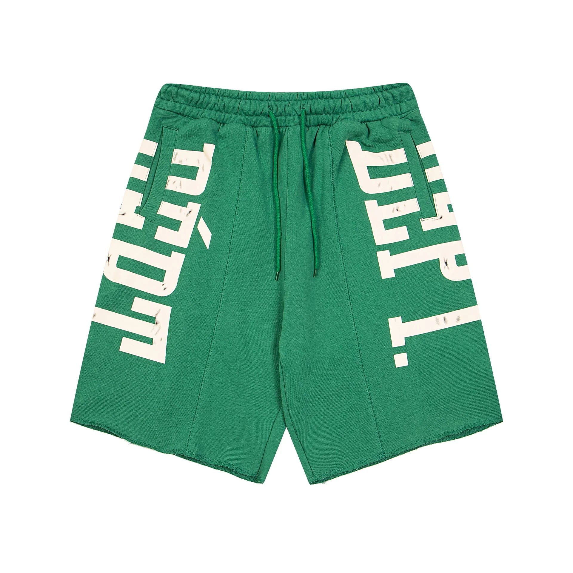 Paint Splatter Shorts Gallery Dept. Logo — G462 绿色