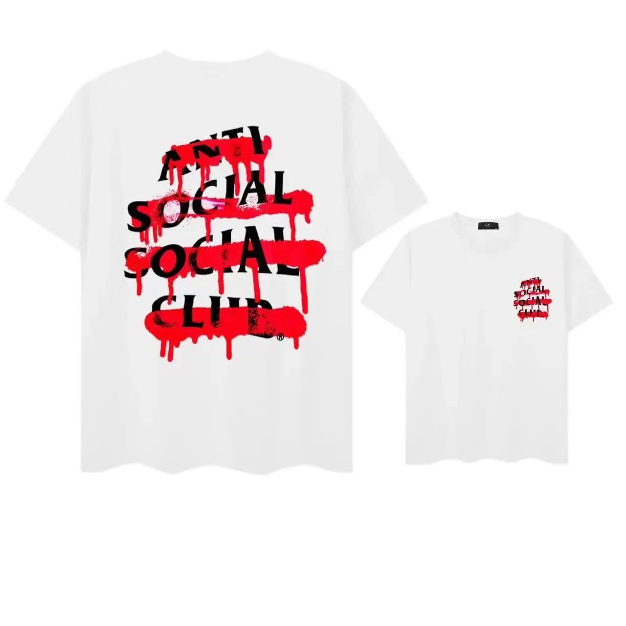 Anti Social Social Club T-Shirt Floral Logo — 25
