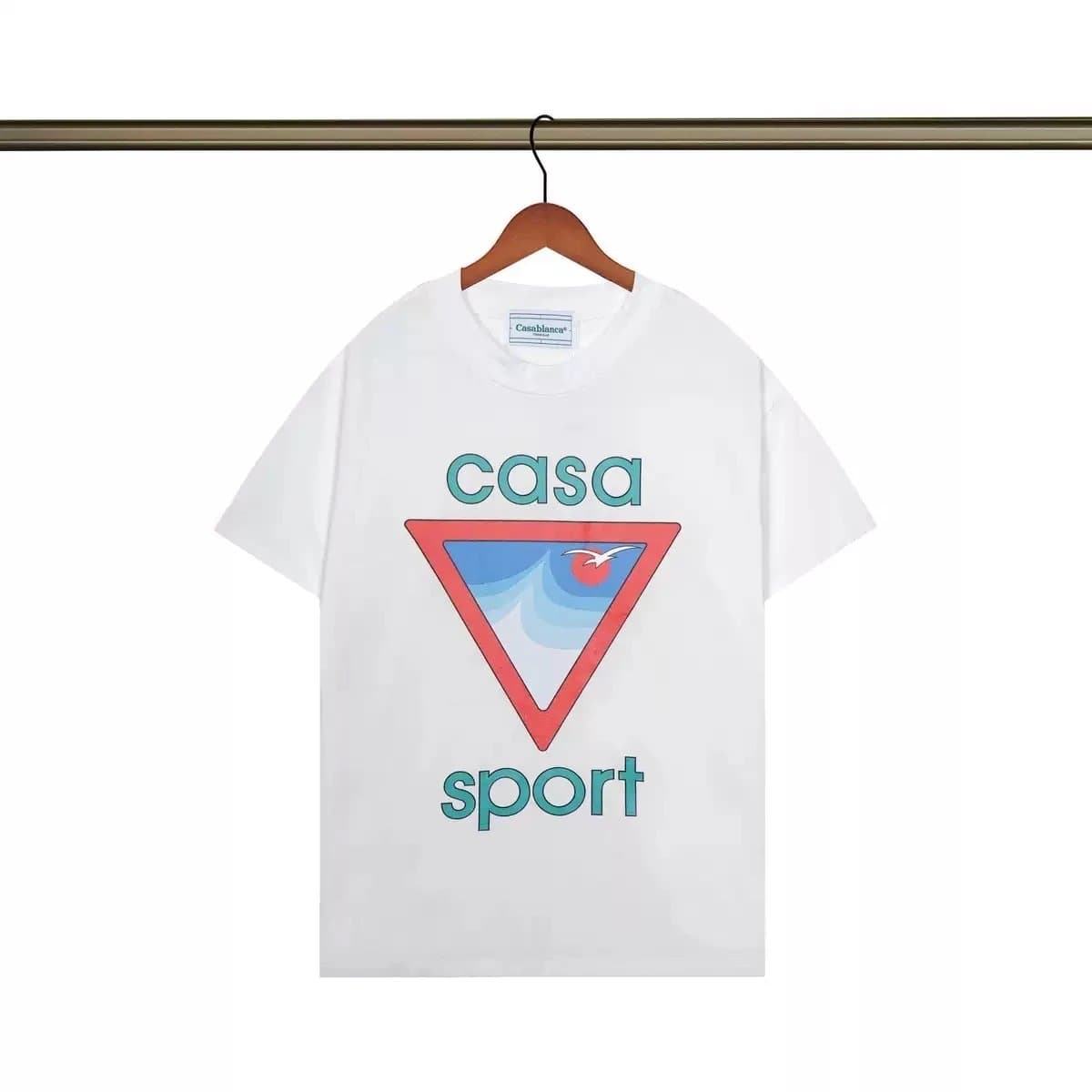 Casablanca Casa Sport Tee Triangle Graphic