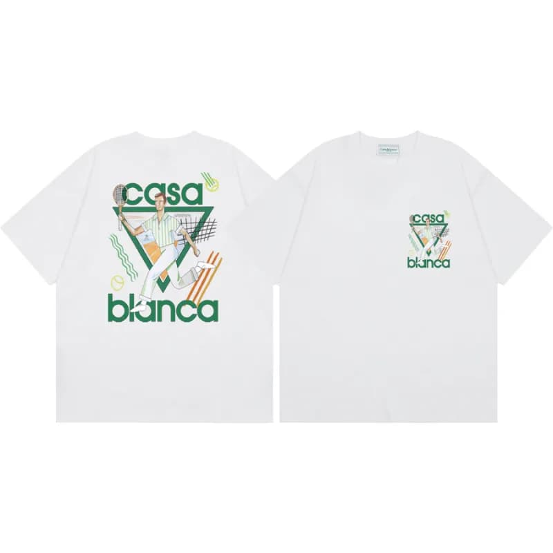 Casablanca Graphic Tee Tennis Print