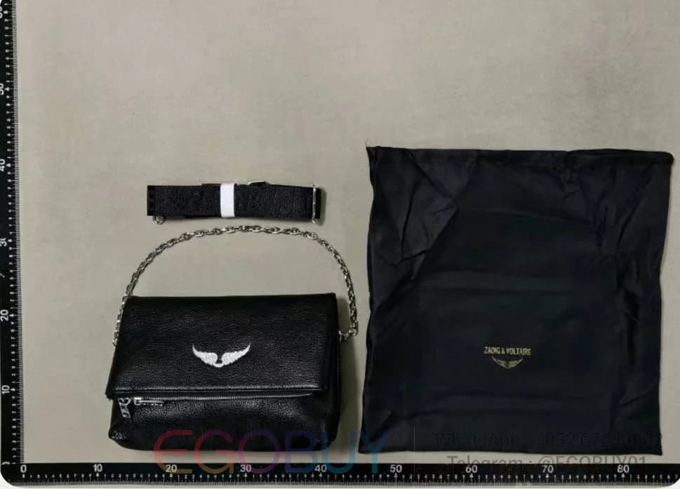 Halter Bag Silver Wing Logo — 23