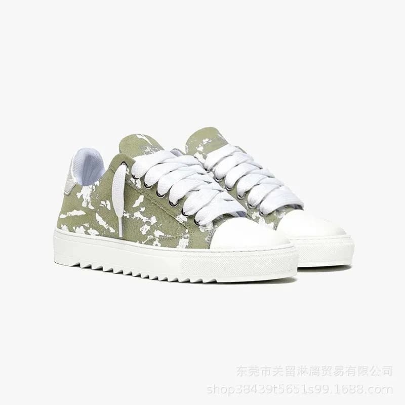 Numeris Atelier Low Top Sneaker Camouflage Print