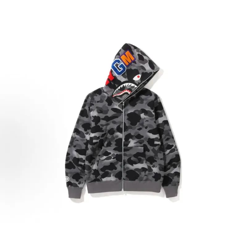 BAPE Shark Hoodie Camouflage