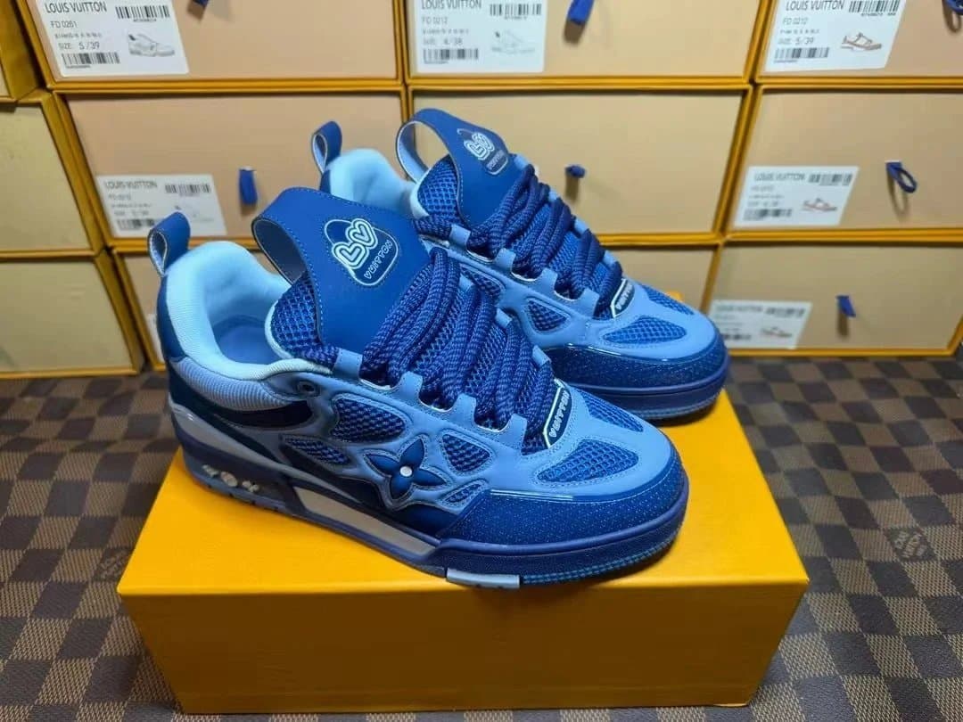 Louis Vuitton LV Trainer Monogram Flower — sk深蓝 2