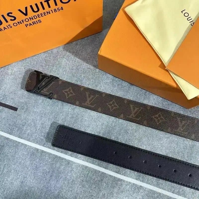 Louis Vuitton Monogram Belt LV Initiales Buckle