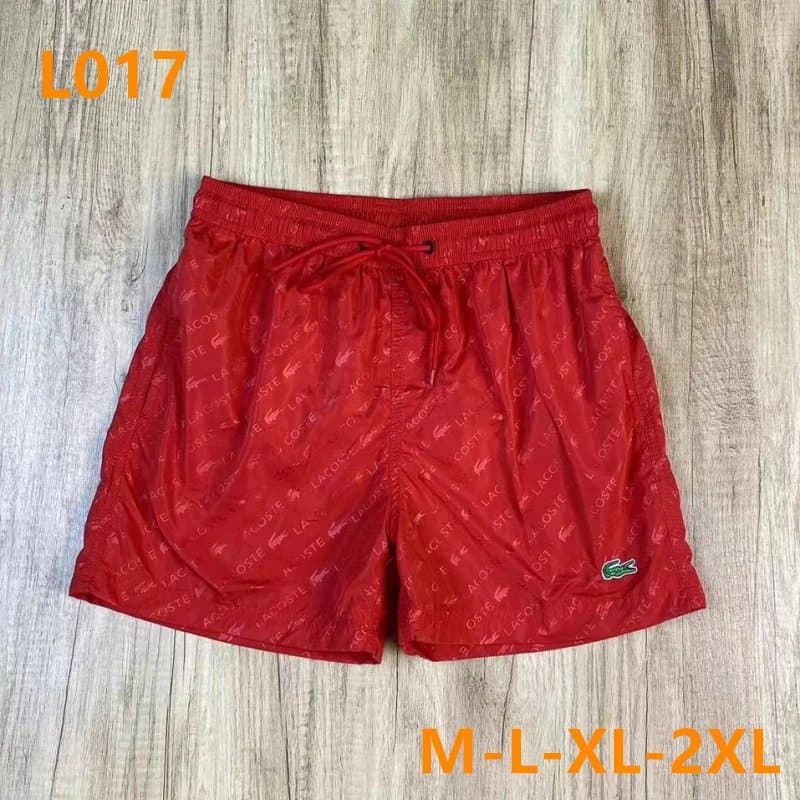 Lacoste Logo-Print Swim Shorts All-Over Croc Print