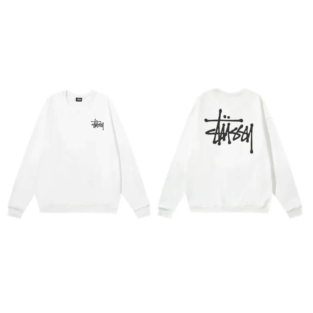 Stüssy Crewneck Sweatshirt Logo Print