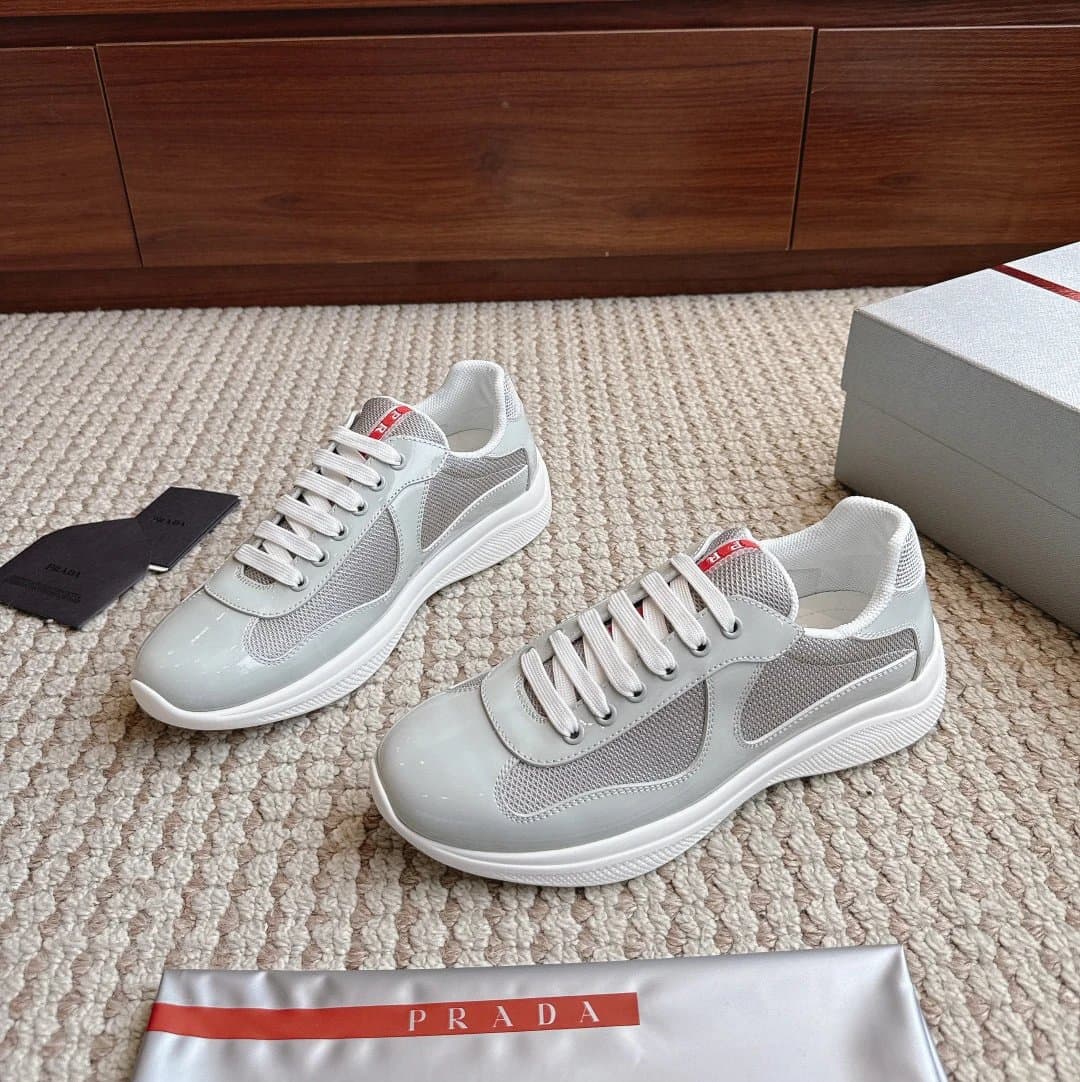 Prada Linea Rossa Sneaker Red Mesh Panel — P31