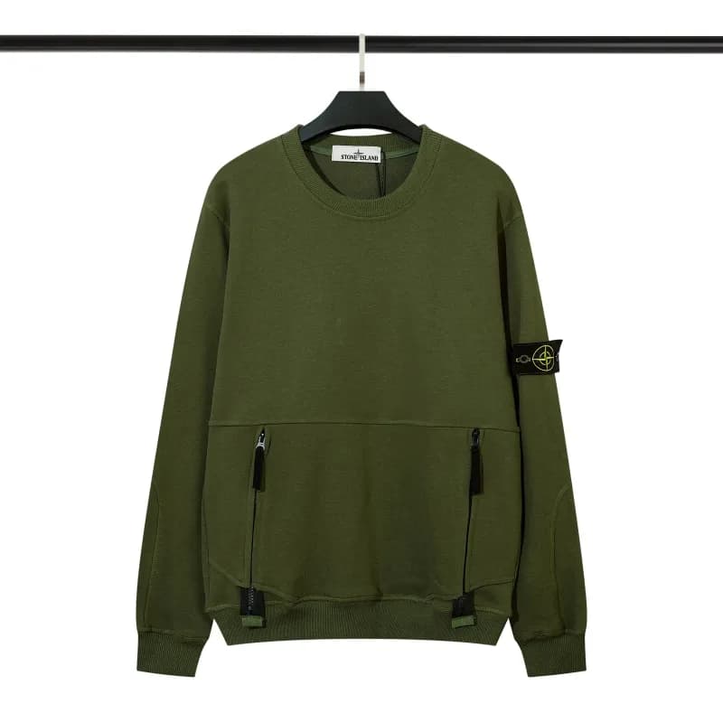 Stone Island Crewneck Sweatshirt Compass Patch — 7