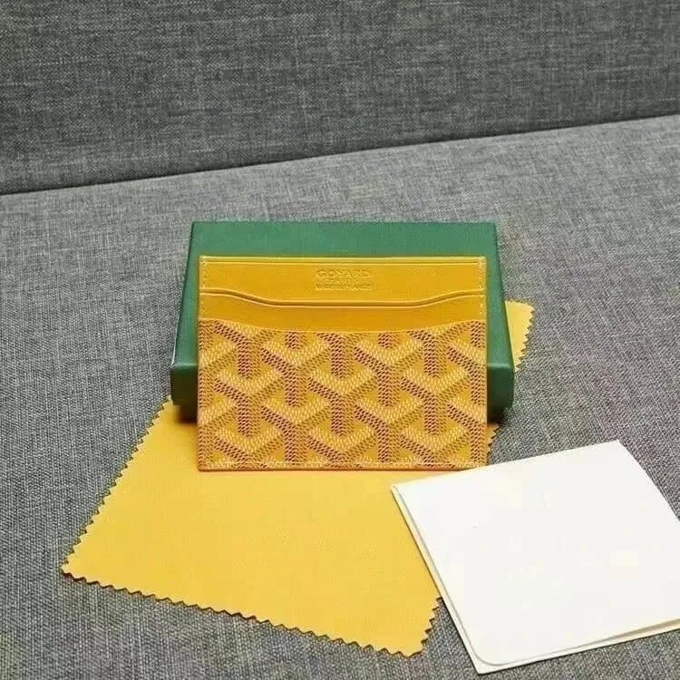 Goyard Card Holder Chevron Pattern — 05