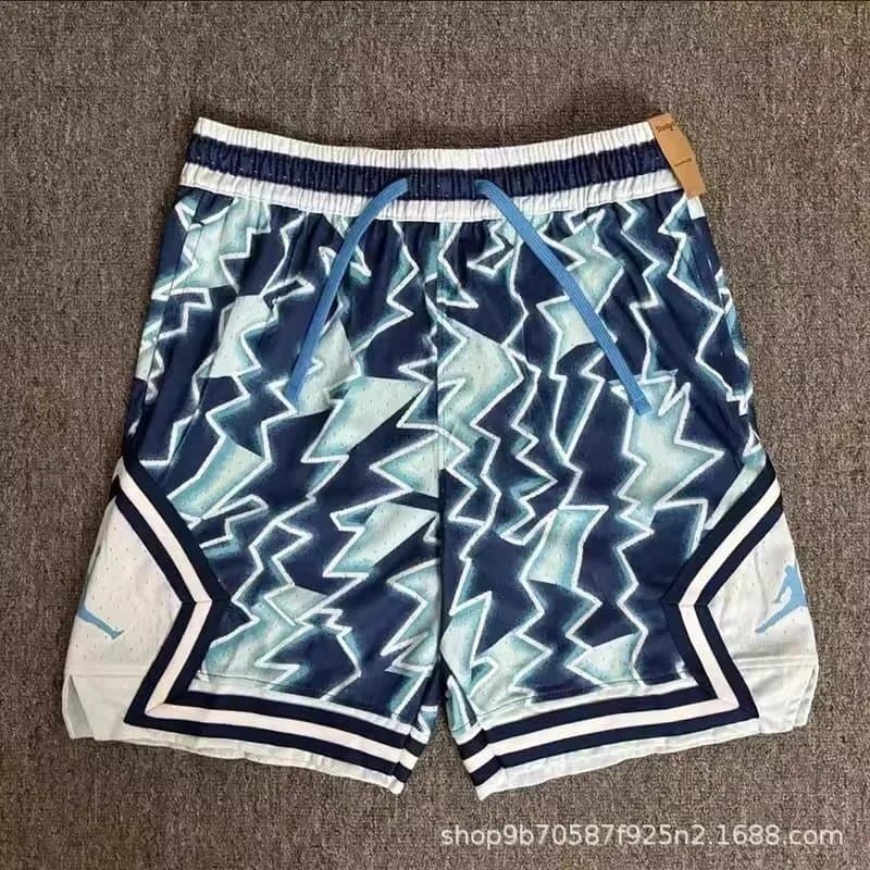 Jordan Basketball Shorts Lightning Bolt Print