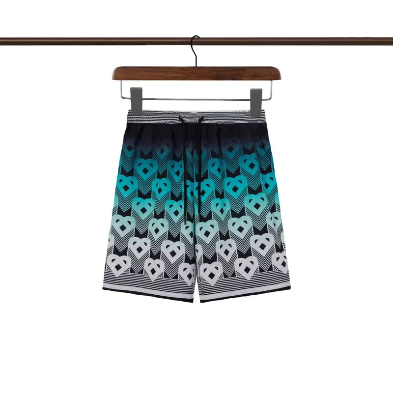 Balenciaga Printed Shorts Geometric Heart Gradient