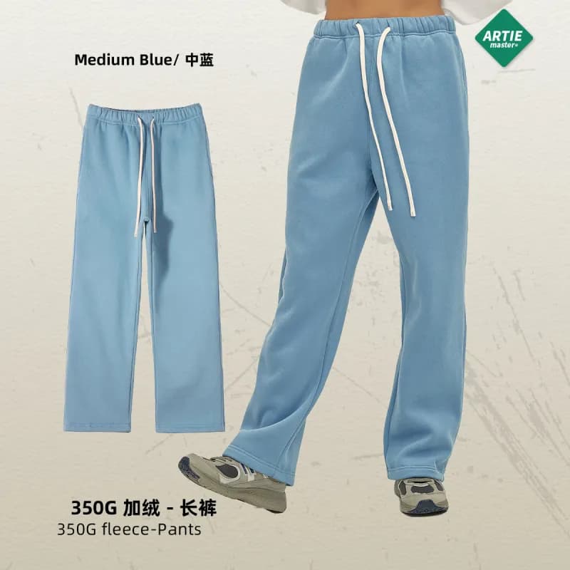 350G Fleece Pants Medium Blue