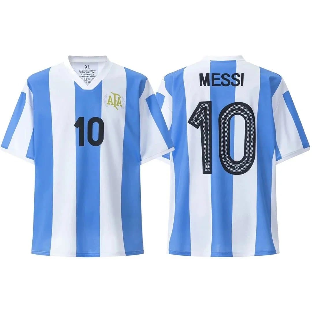Argentina National Team Home Jersey Messi #10