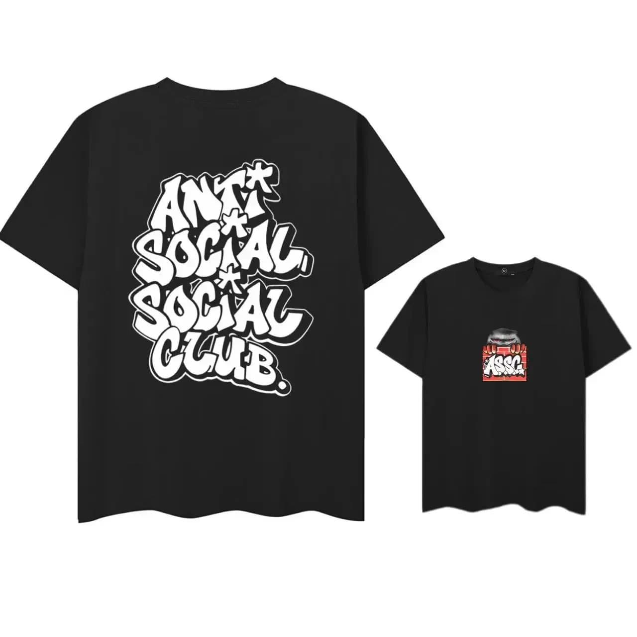 Anti Social Social Club T-Shirt Floral Logo — 22