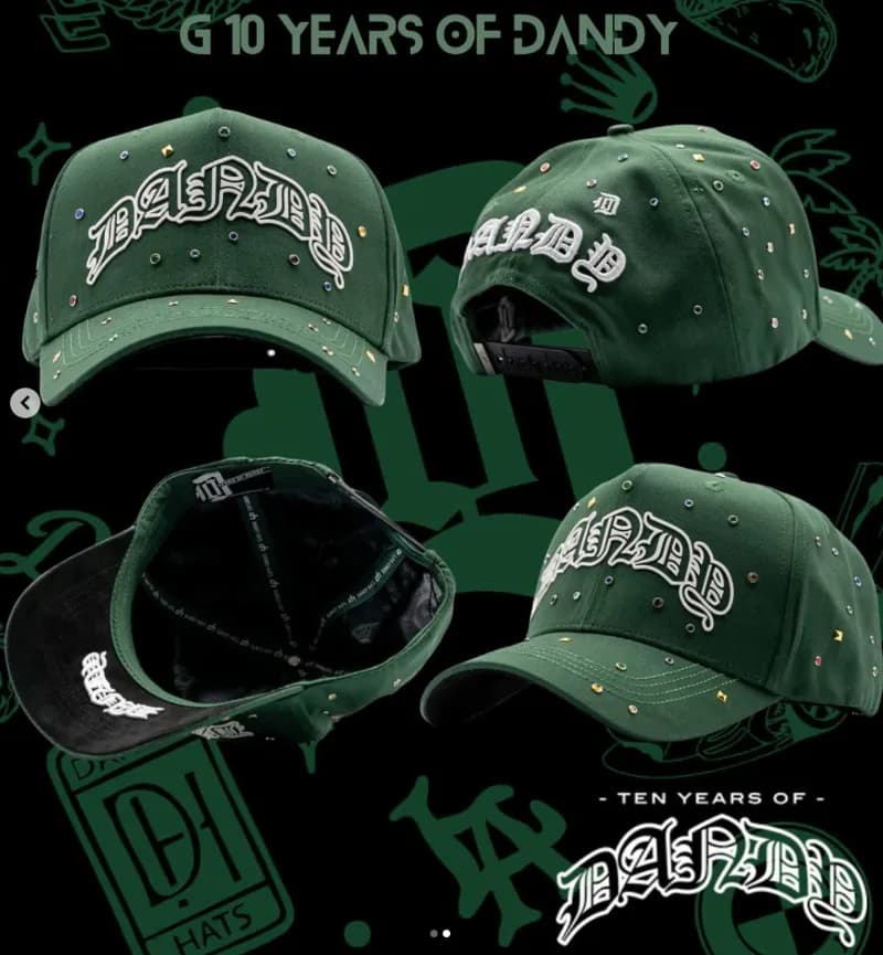Dandy Hats Snapback Hat 10 Years of Dandy