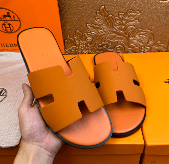 Hermès Oran Slide Orange