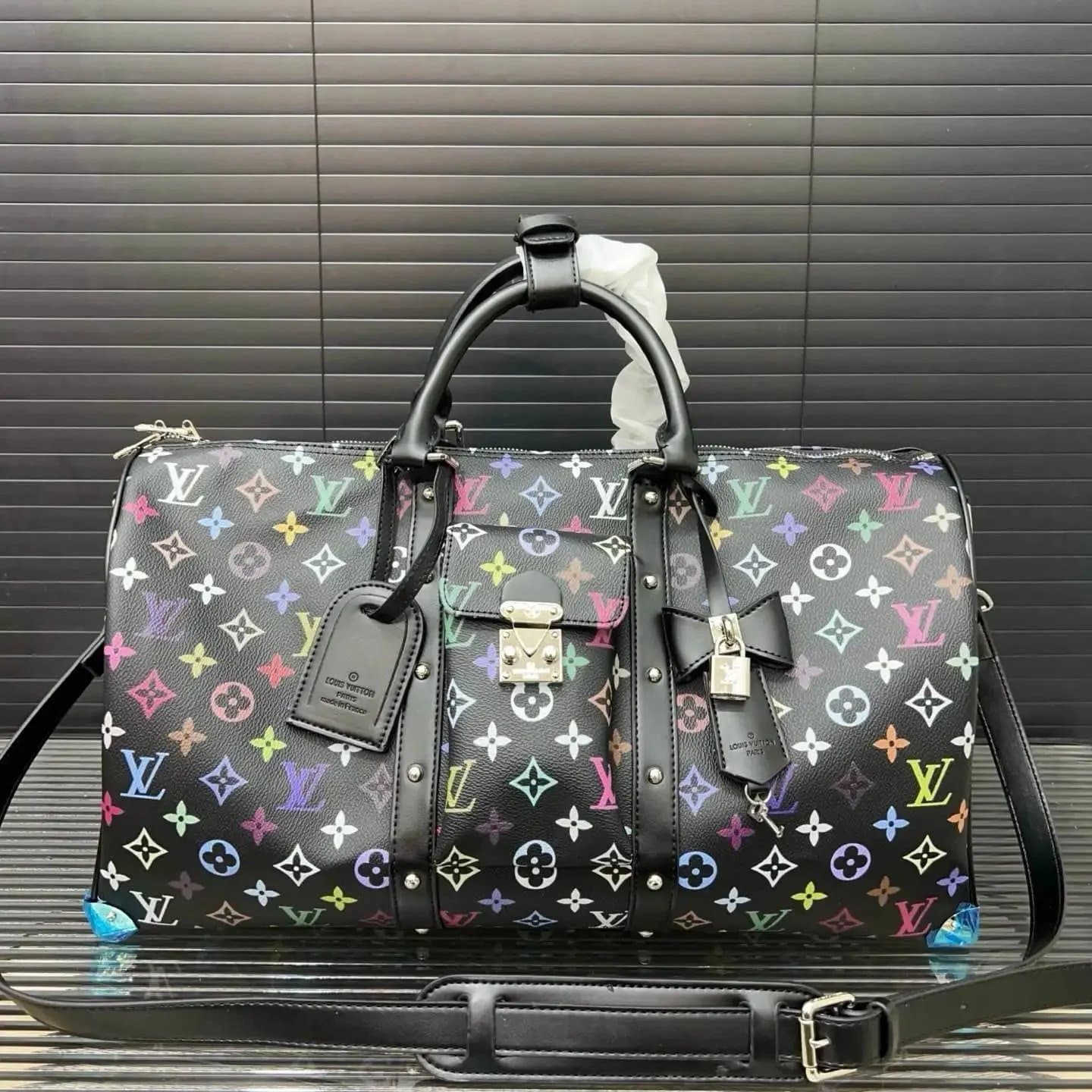 Louis Vuitton Keepall Bandoulière Monogram Eclipse — 18