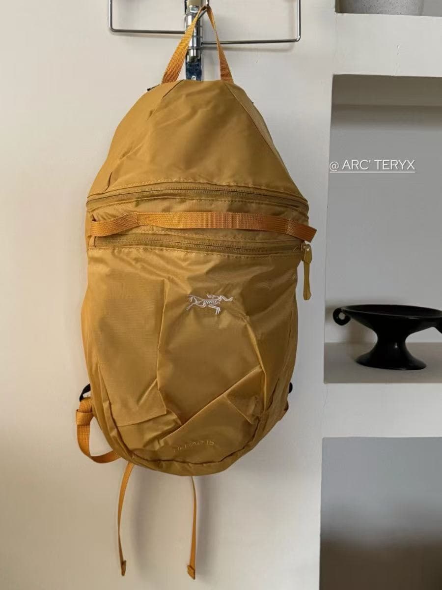 Arc'teryx Alpha FL Mini Dusty Rose — 15 ginger yellow