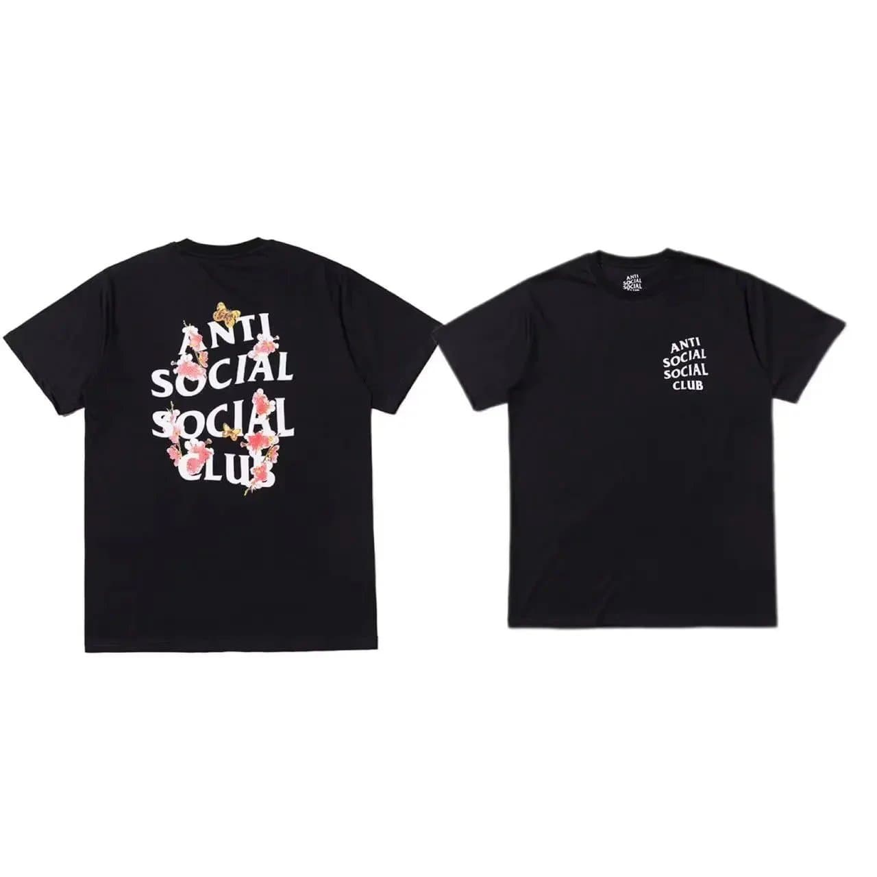 Anti Social Social Club T-Shirt Floral Logo