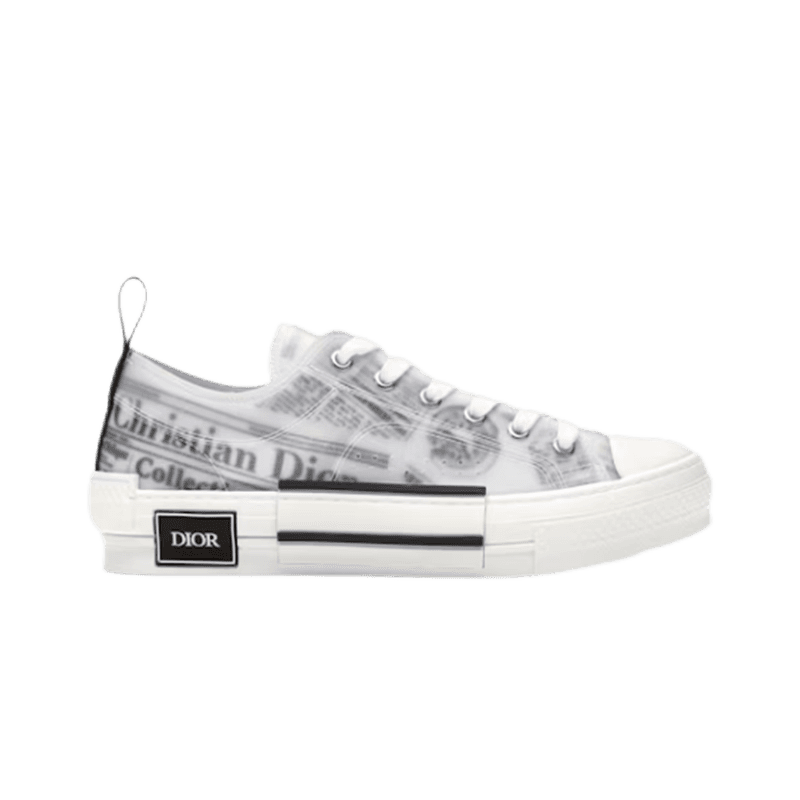 Dior × Converse B22 High Newspaper Print — 11